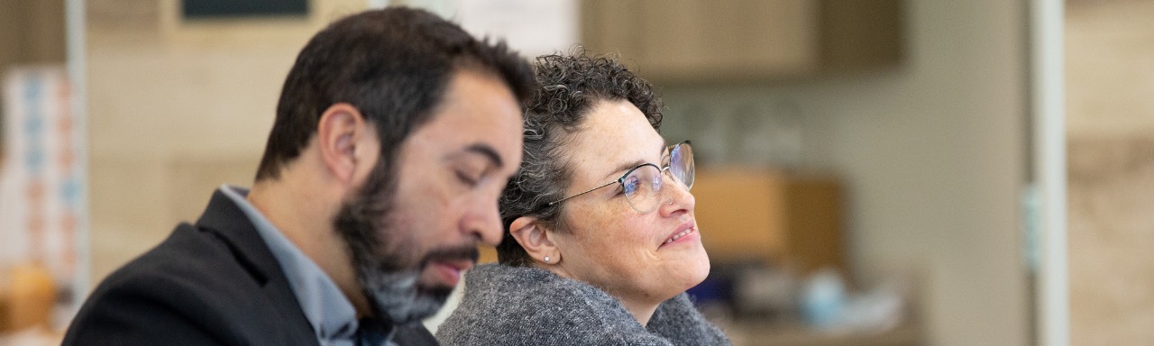 Christine Plummer and Travis Burton